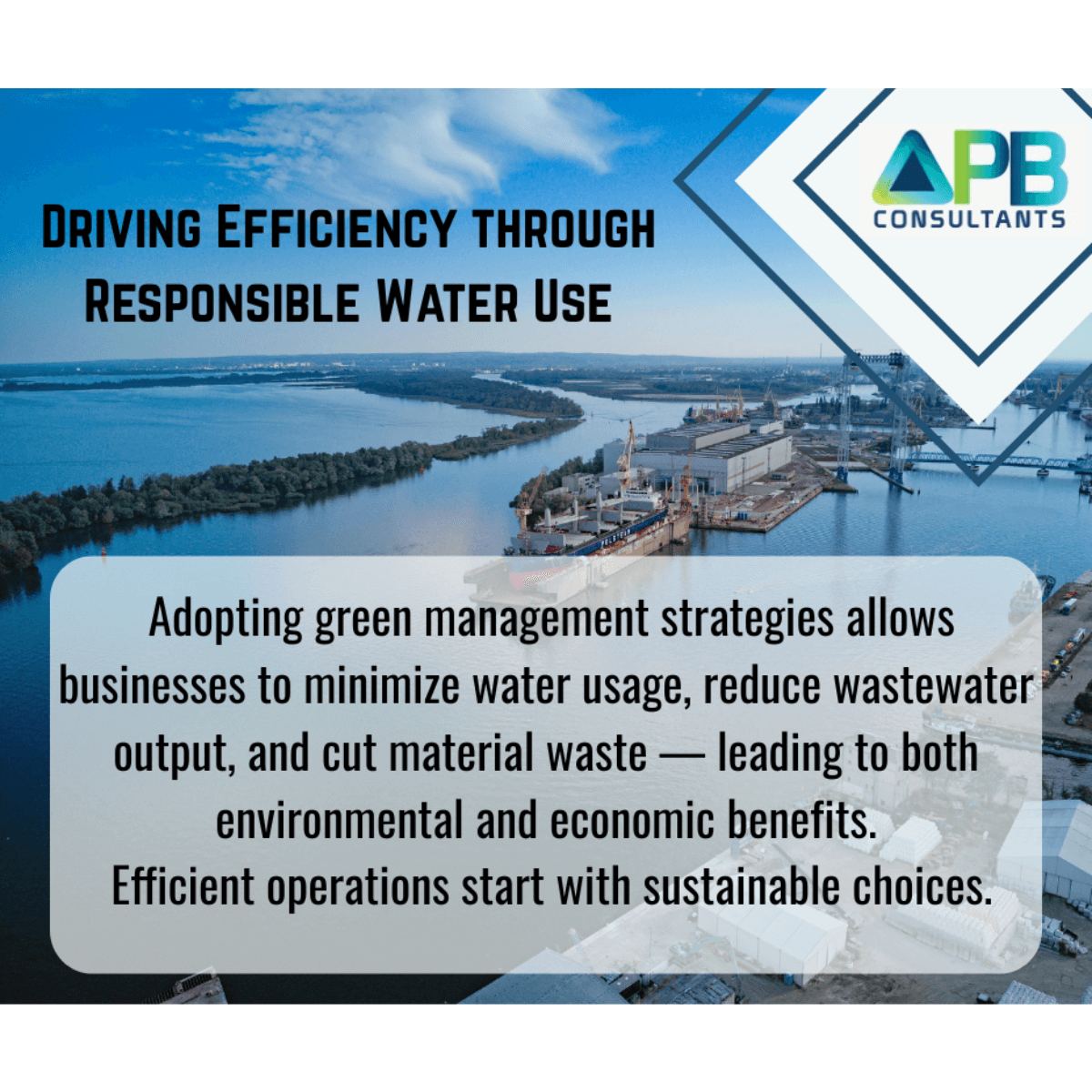 Driving Efficiency Through Responsible Water Use